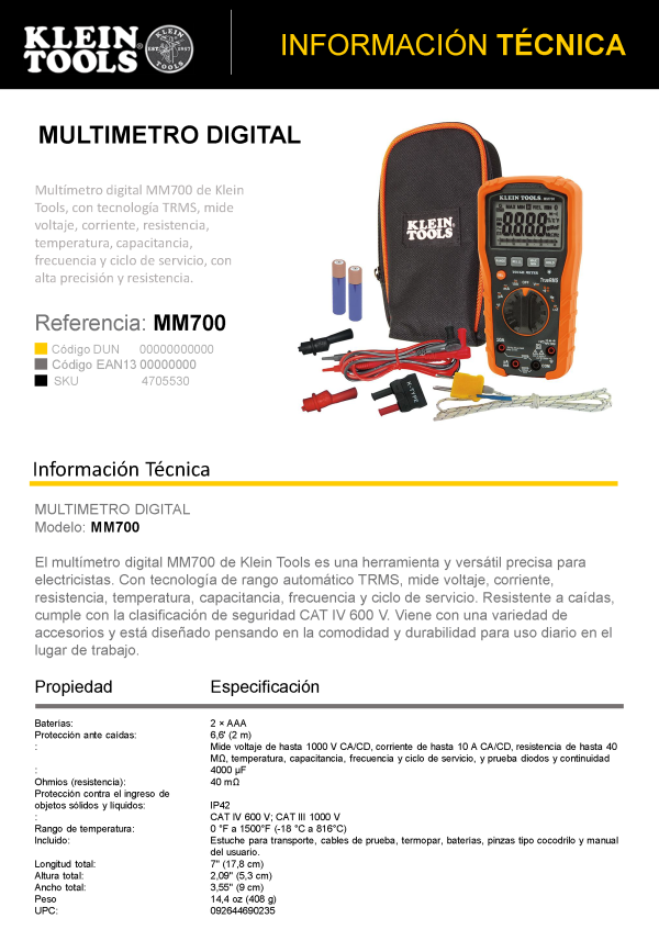 KIT Eléctrico Pro - Klein Tools - Imagen 2