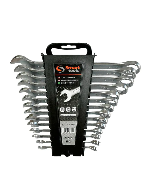 JUEGO LLAVES PUNTA-CORONA 8-24 MM. 14 PZS - SMART TOOLS